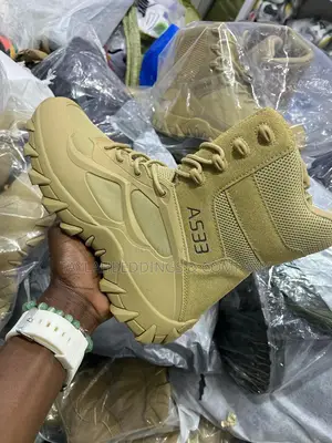 Military Fashionable Men's Boots-Khaki