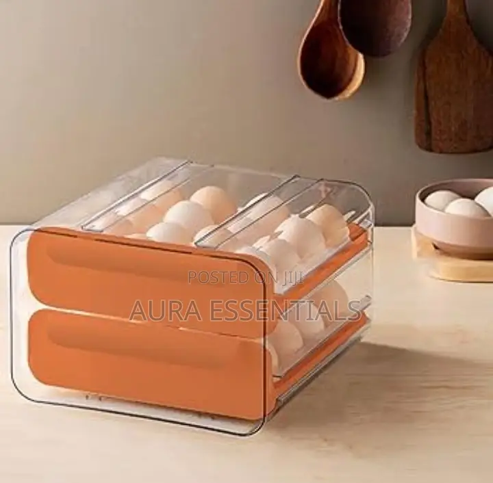 32 Grid Drawer Type Egg Storage Box