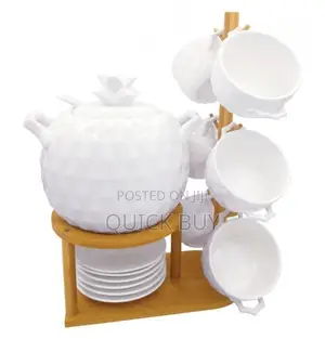White Ceramic Soup Bowl Set