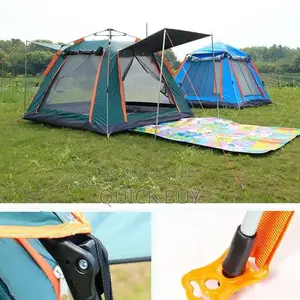 4 People Heavy-Duty Automatic Camping Tent