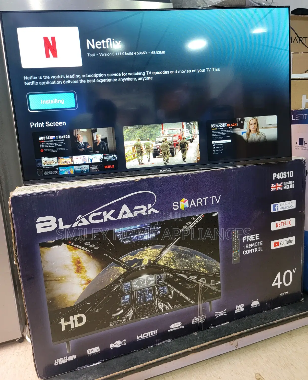 Discounted 40inches Smart Tv Blackark