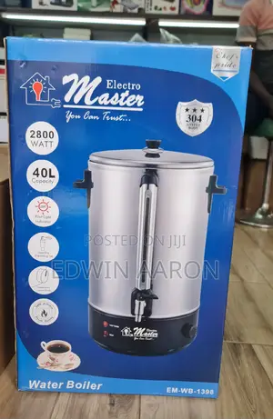 Electro Master Stainless Steel Water Boiler 40L