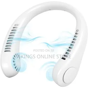 Portable Rechargeable Hanging Wearable Cooling Neck Fan