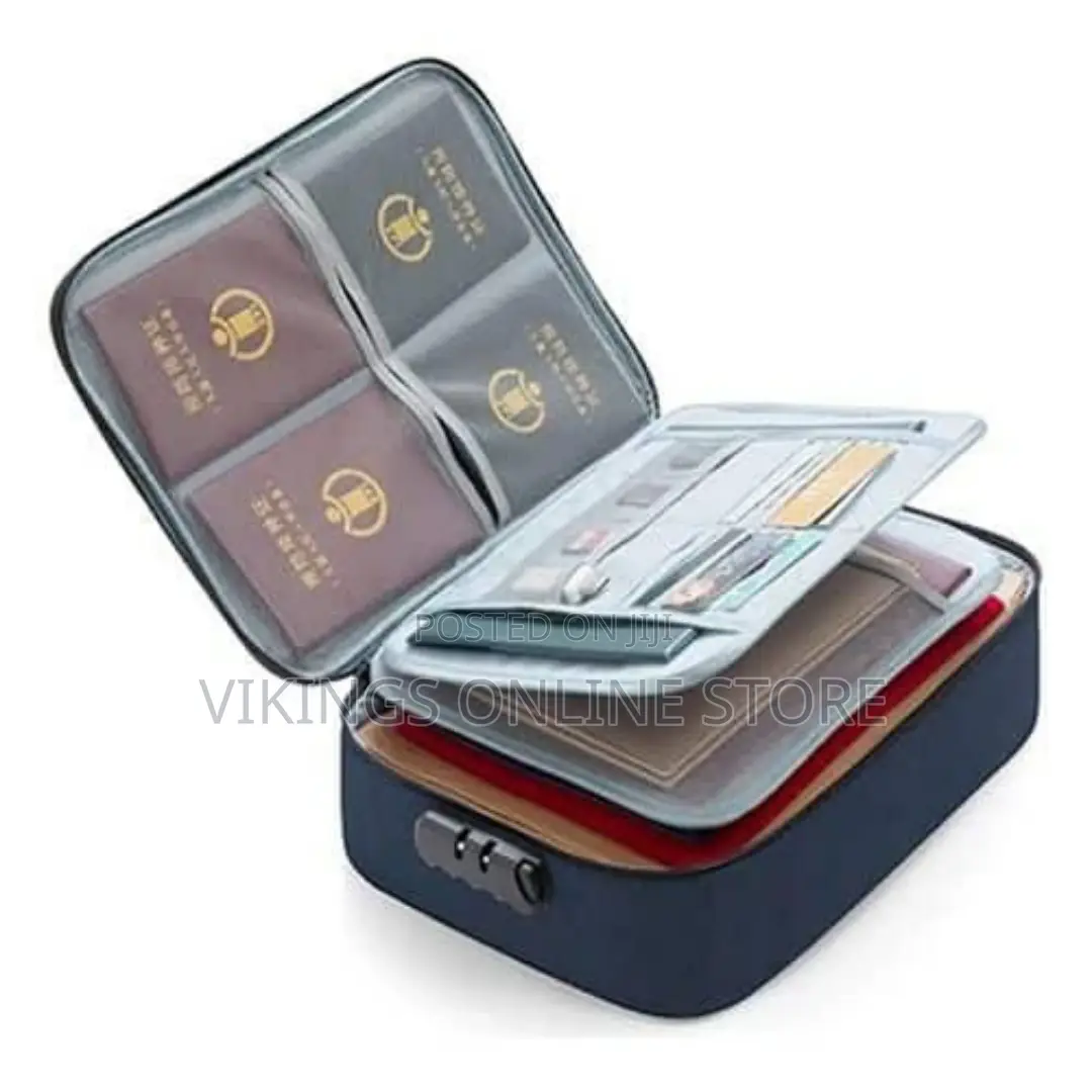 Portable File Organizer Bag Passport Certificate Holder