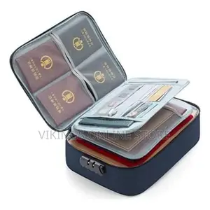 Portable File Organizer Bag Passport Certificate Holder