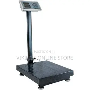 TCS Platform Digital Weighing Scale - Black 300kg