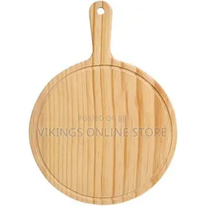 26cm Wooden Pizza Board ,Chopping Board - Brown