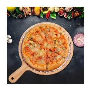 26cm Wooden Pizza Board ,Chopping Board - Brown
