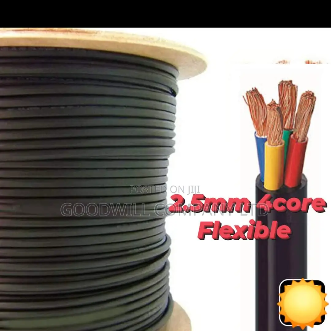 2.5mm 4core Flexible Cable