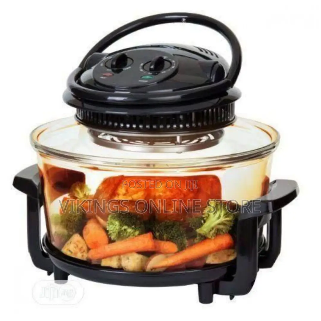 8 in 1 Halogen Oven - Black/White