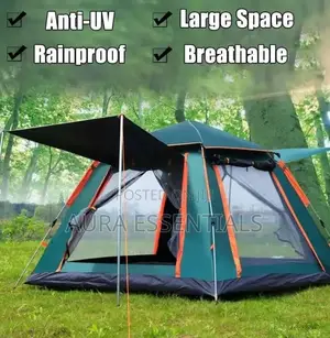 4 People Heavy-Duty Automatic Camping Tent