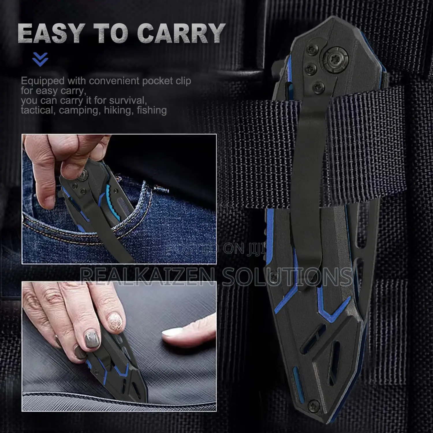 Survival Outdoor Folding | Camping | Hiking Pocket Knife