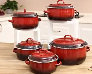 5pieces of Modern Cooking Sauce Pans With Covers All