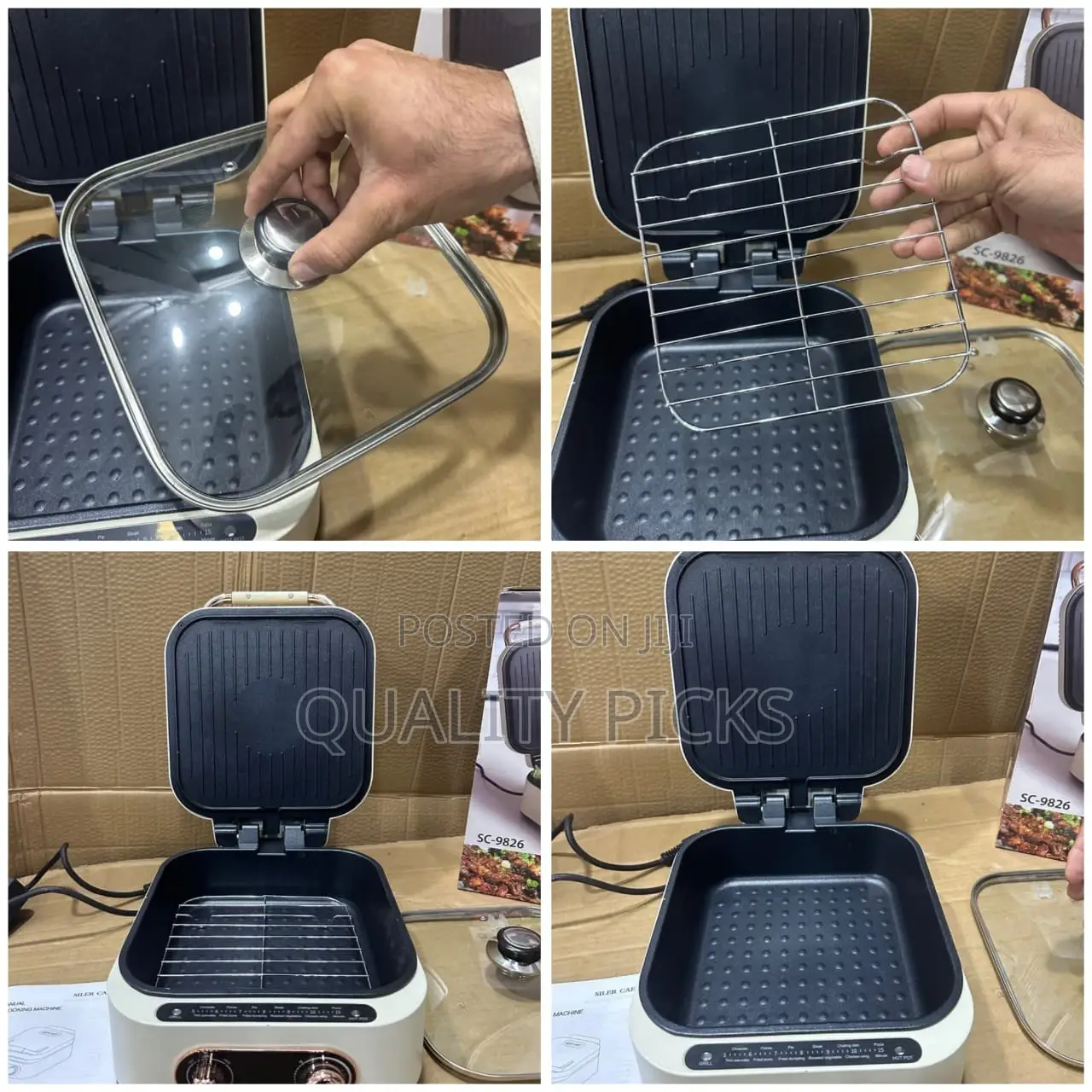 Double Electric Cooking Pan