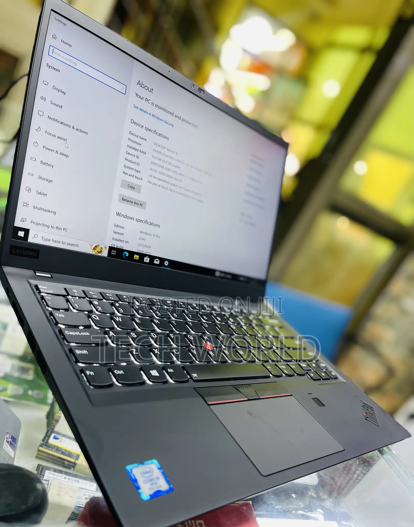Laptop Lenovo 16GB Intel Core I5 SSD 256GB