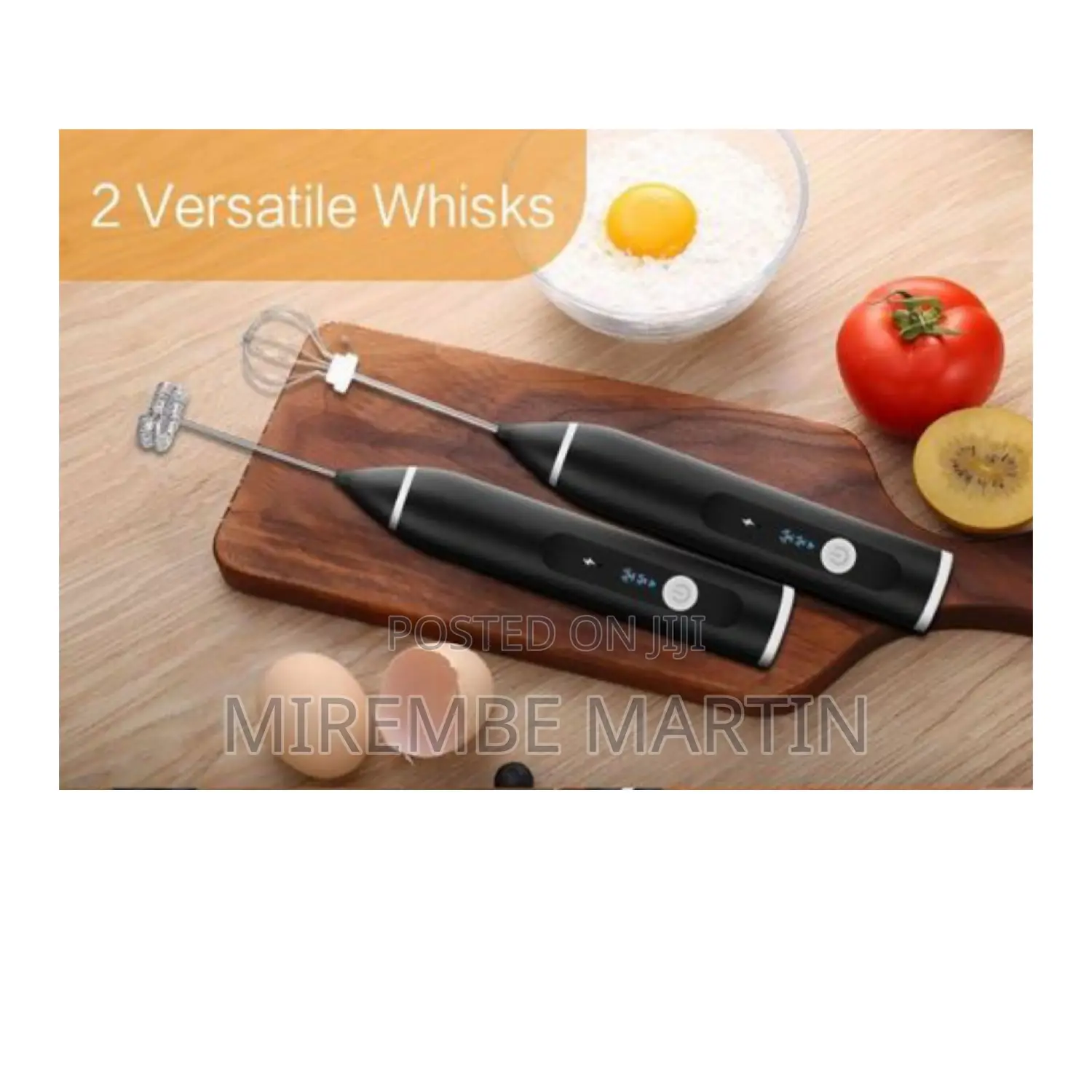 Electric Rechargeable Milk Frother And Egg Beater.