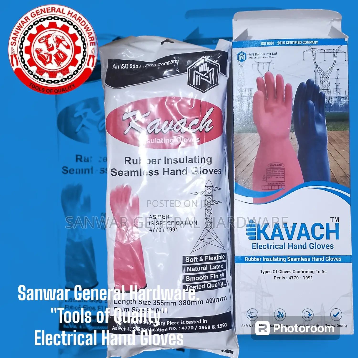 Electrical Hand Gloves(11,000volts)