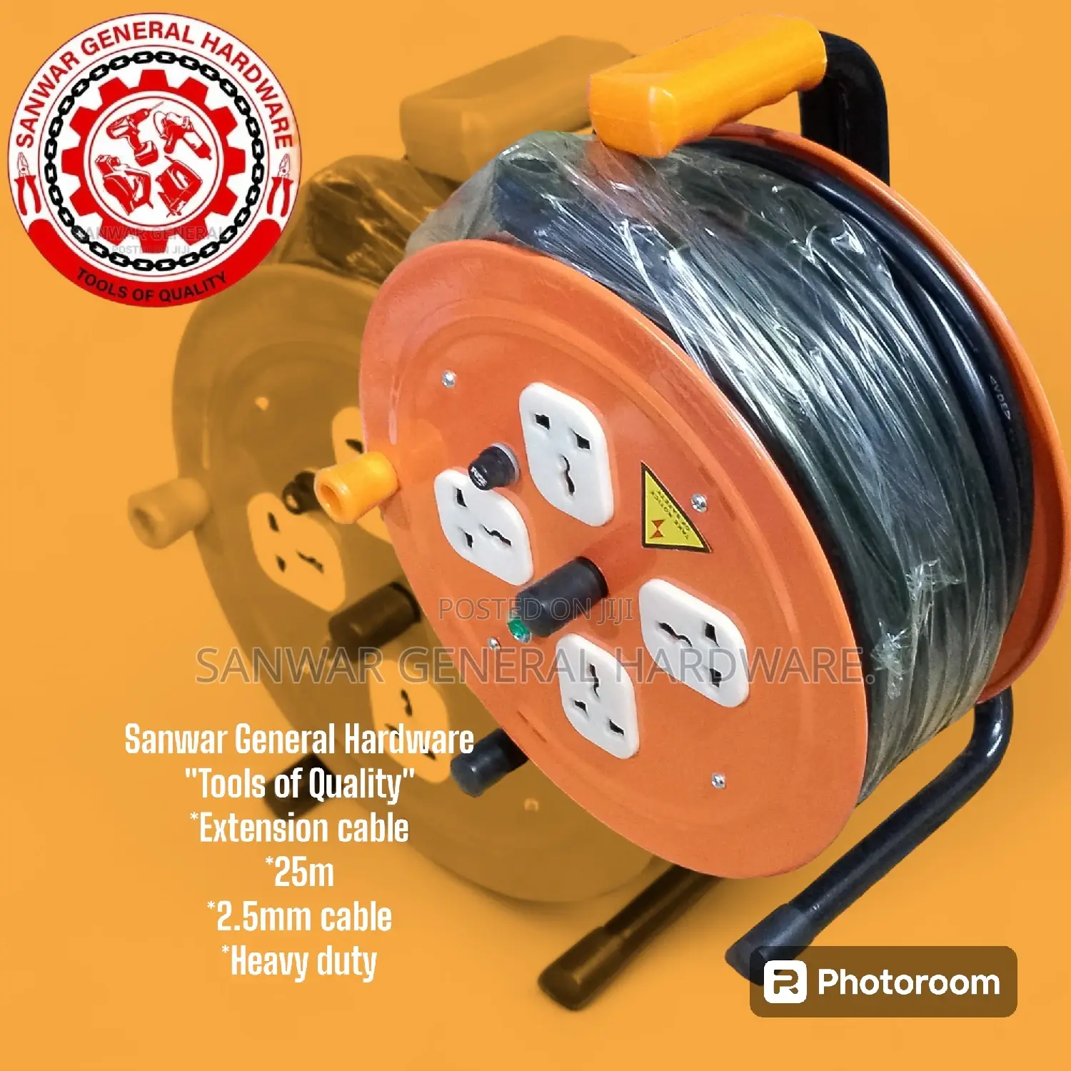 25M, Extension Cable,(2.5mm) Cable Reels