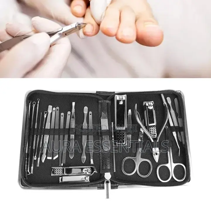 26pcs Stainless Manicure Cutter Pedicure Set