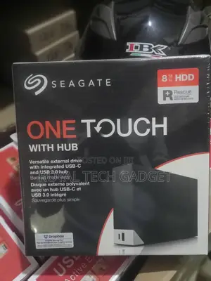 8tb External Seagate One Touch With Hub