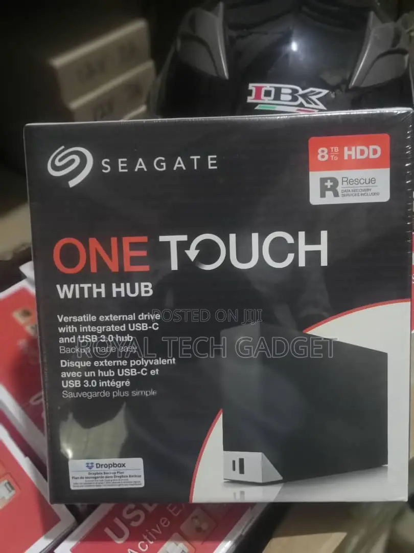 8tb External Seagate One Touch With Hub