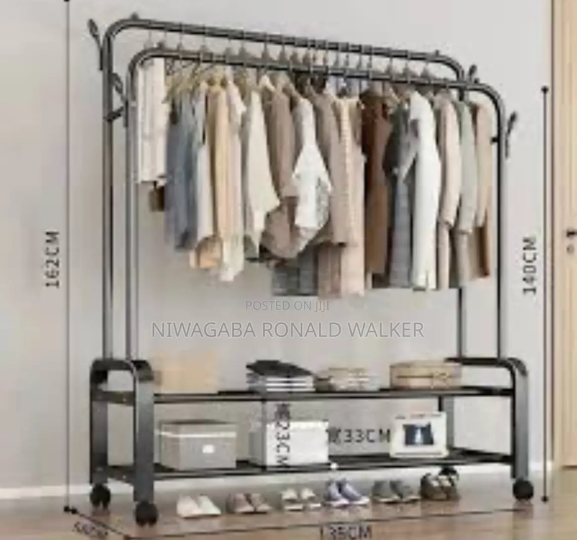 Multipurpose Movable Cloth Shoe Rack