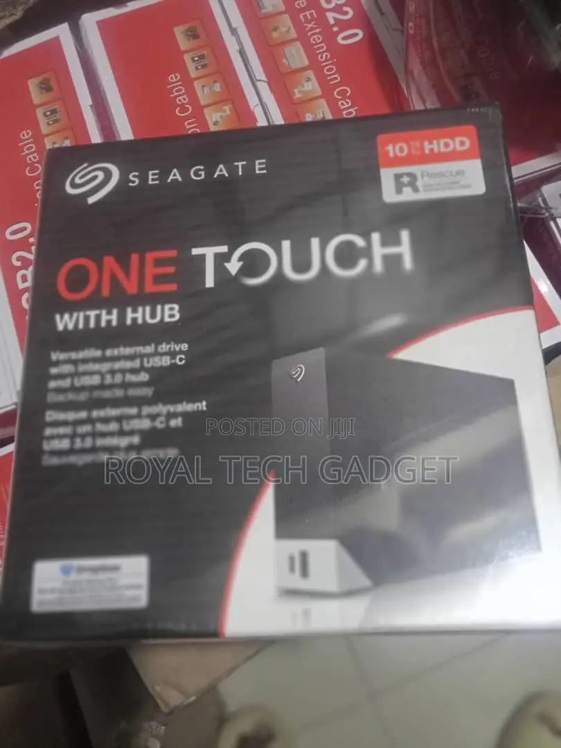 10tb Seagate One Touch With Hub Usb-C HDD