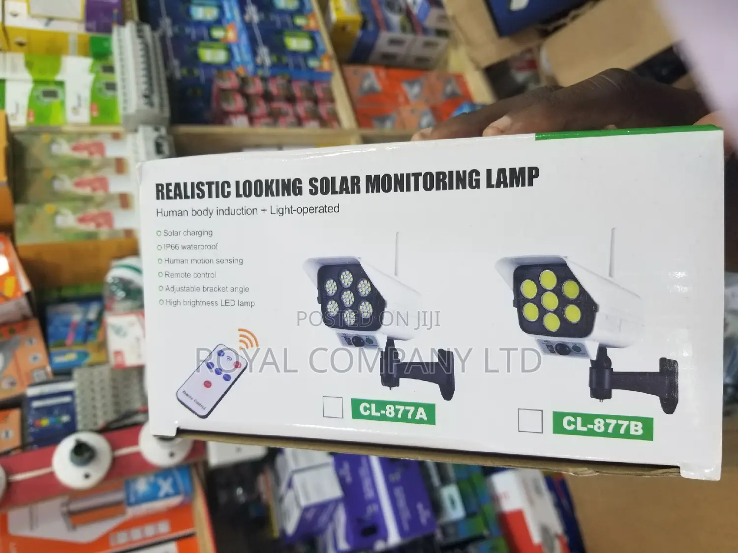 Monitoring Solar Lamp