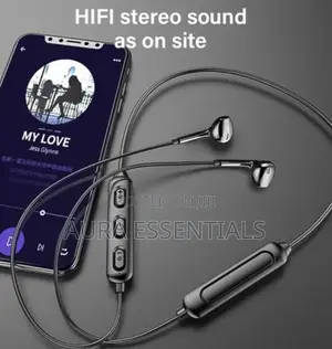 Original Bluetooth Neckband Earphones - Black