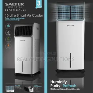 UK SALTER 15L Smart Air Cooler With HEPA Filter Purification