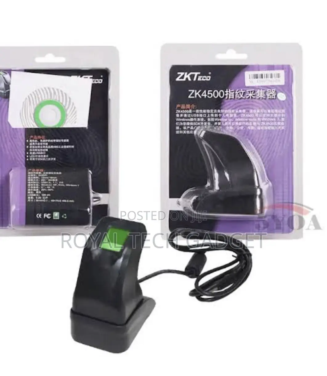 Zk4500 Biometric Fingerprint Reader Sensor