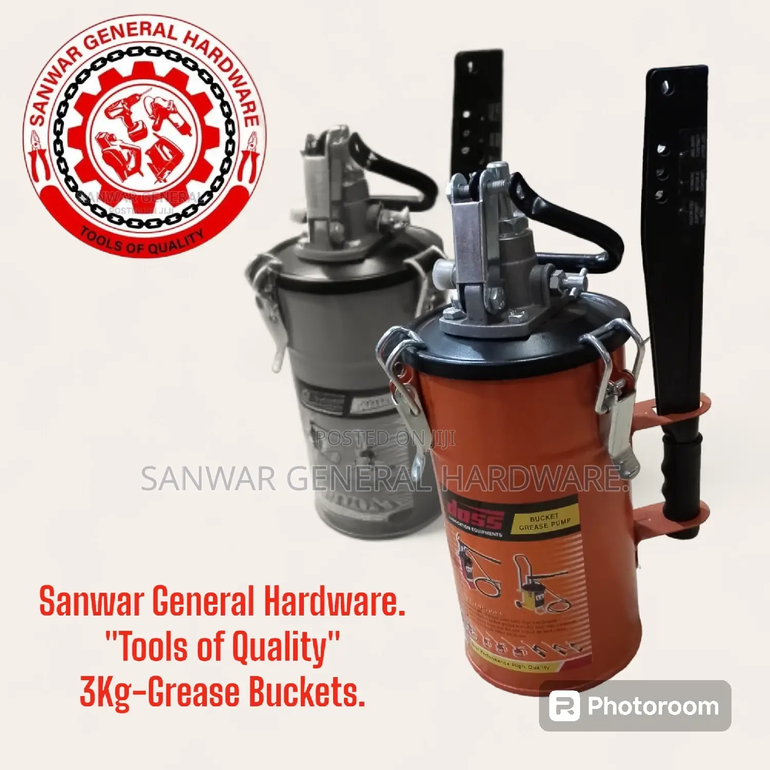 3kg-Grease Buckets.