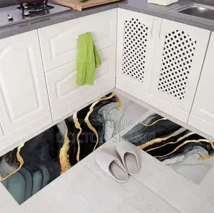 New 2pcs Non-Slip Cushion Kitchen Mat/ Rug Set