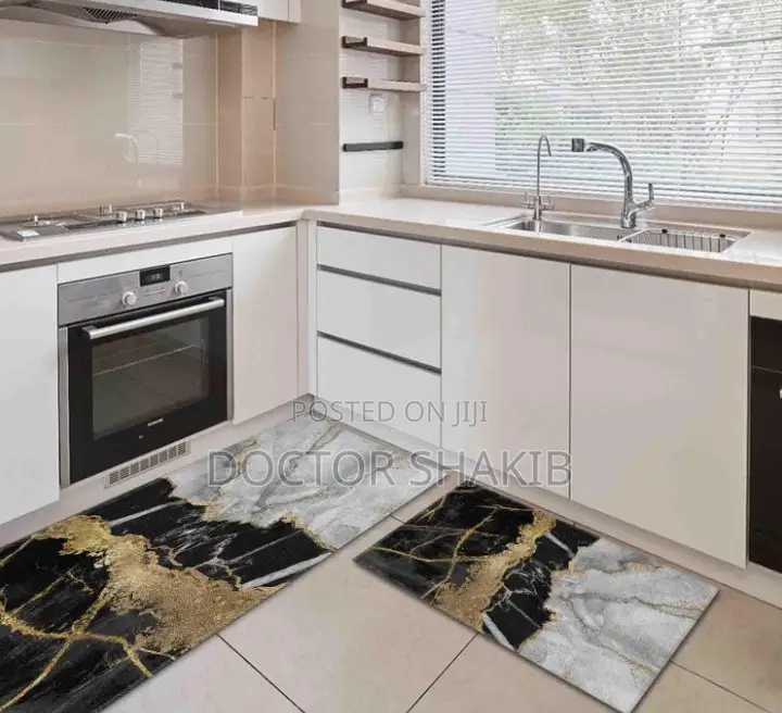 New 2pcs Non-Slip Cushion Kitchen Mat/ Rug Set