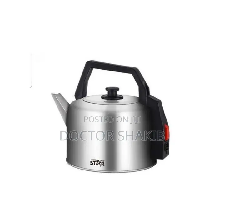 New Winning Star 5L Electric Kettle-Black, Silver