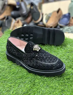 Original Men’S Versace Luxury Stoned Glittering Loafers