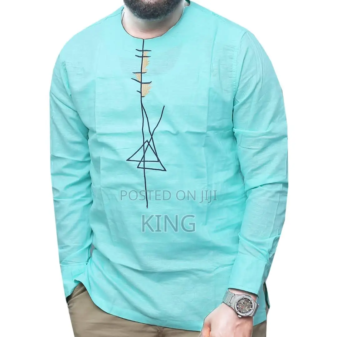 Kaftan Kitengi Shirt. (Linen)