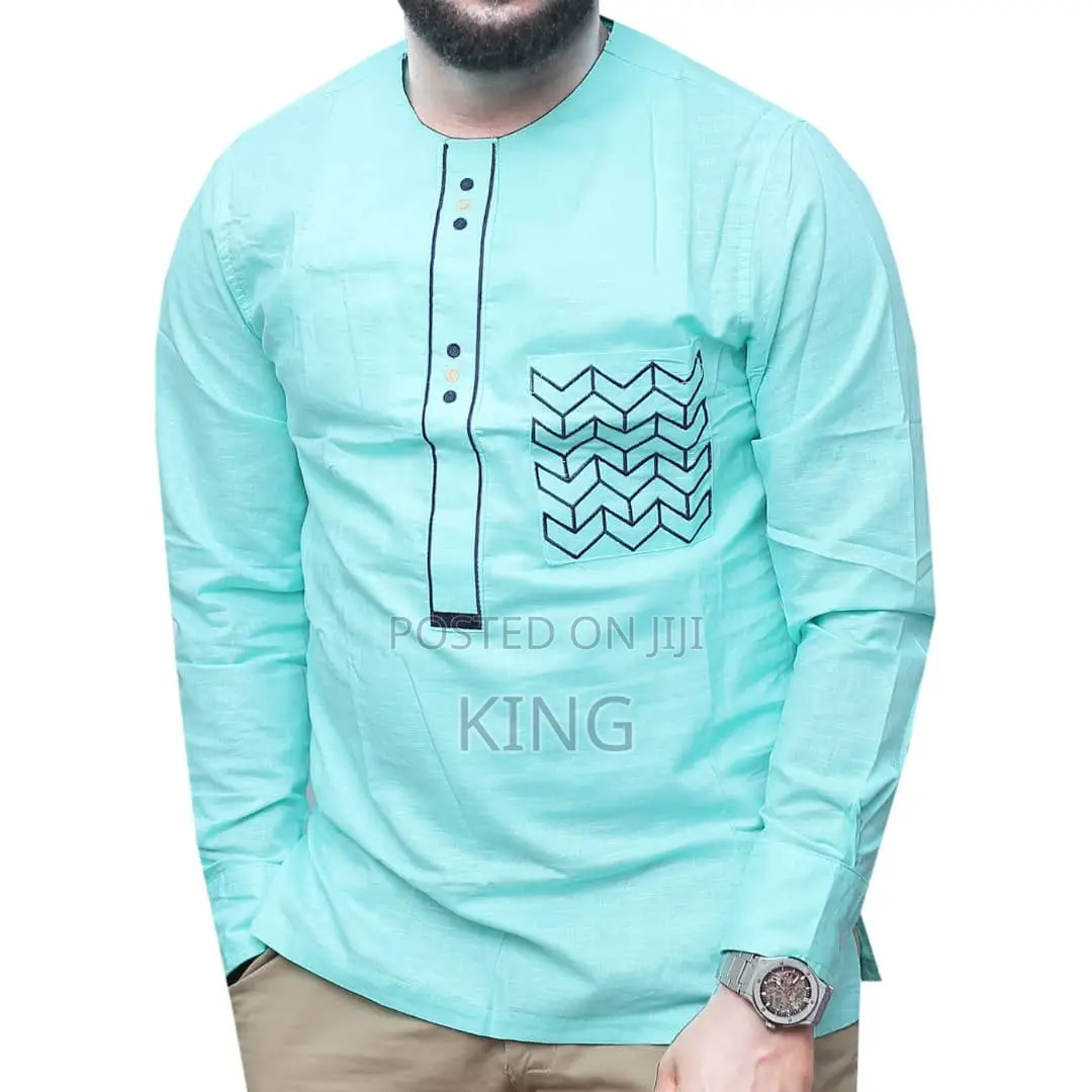 Kaftan Kitengi Shirt. (Linen)