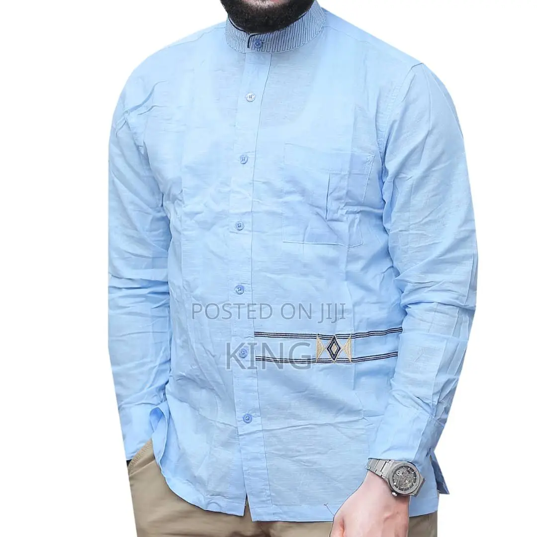 Kitengi Shirt. Sky-Blue