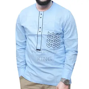 Kitengi Shirt. Sky-Blue