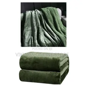 Fleece Woolen Soft Blanket - Green