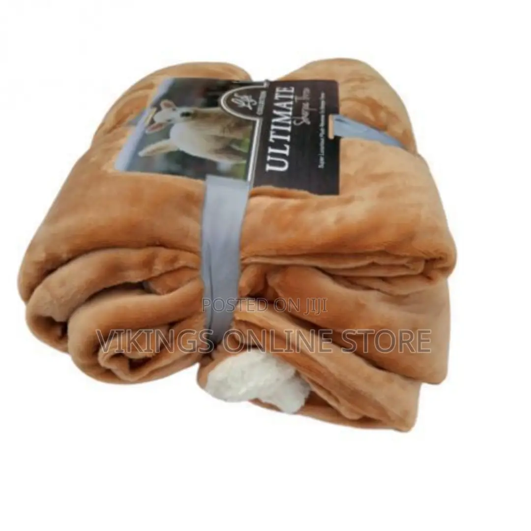 Fleece Woolen Soft Blanket - Brown