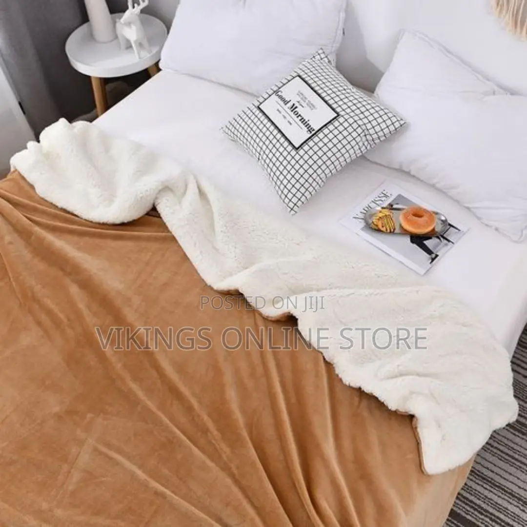 Fleece Woolen Soft Blanket - Brown