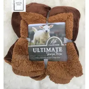 Comfortable Soft Warm Fleece Blanket - Brown