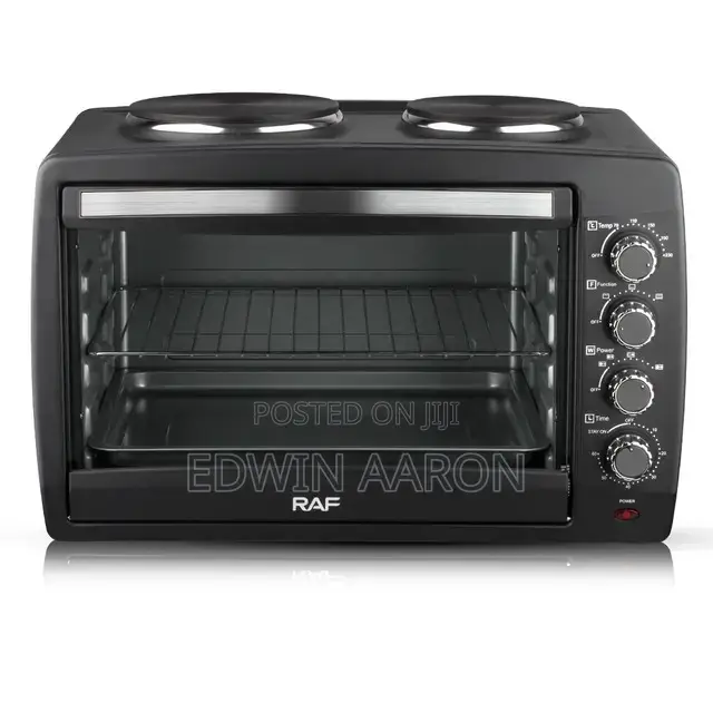 RAF Electric Oven 55L With 2 Hotplates