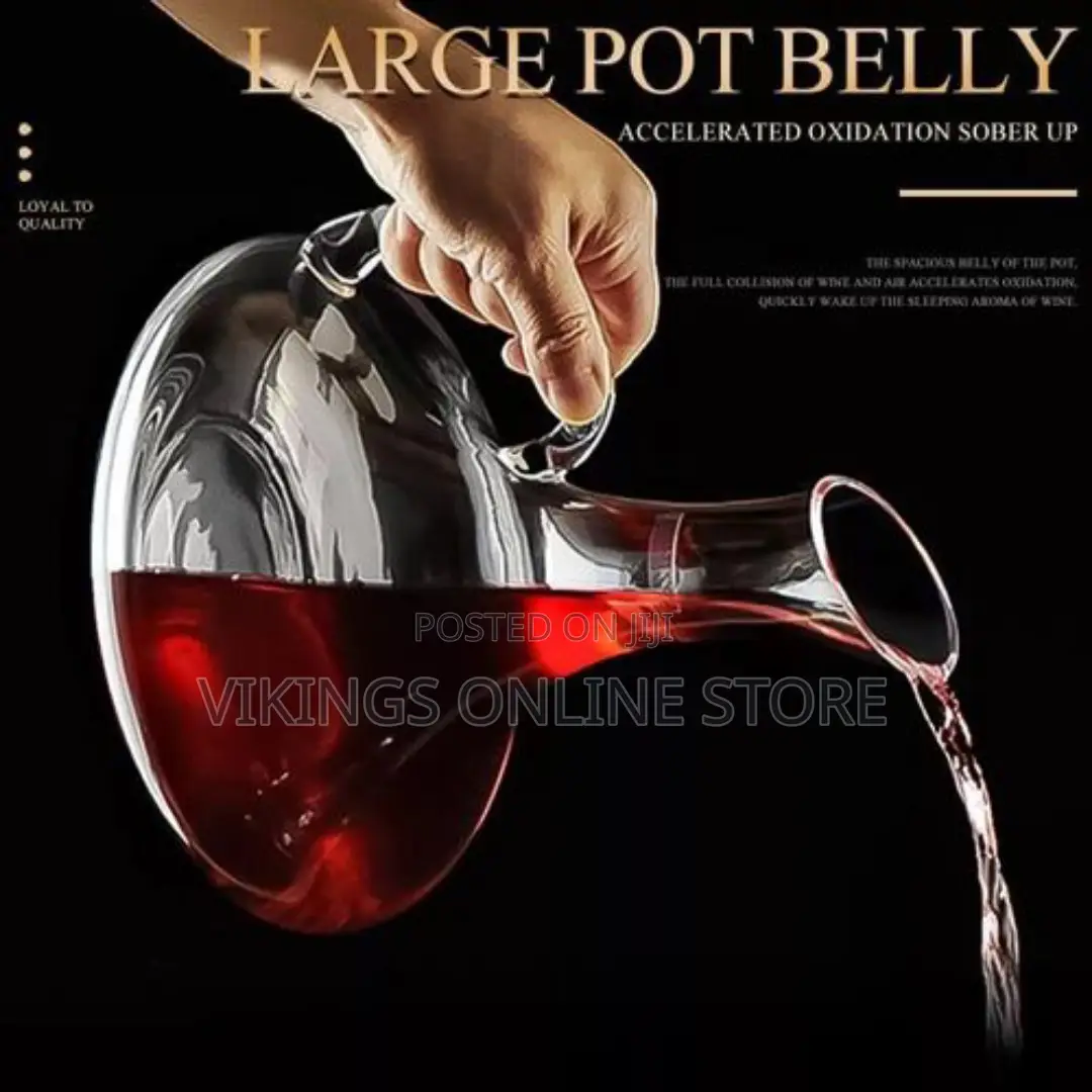 Big Decanter Handmade Crystal Red Wine Decanter