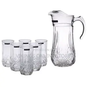 Luminarc 6 Pieces of Glasses and 1piece Jug Water Set Cups