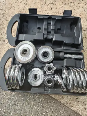 Chrome Adjustable Dumbbell Set - 15kg