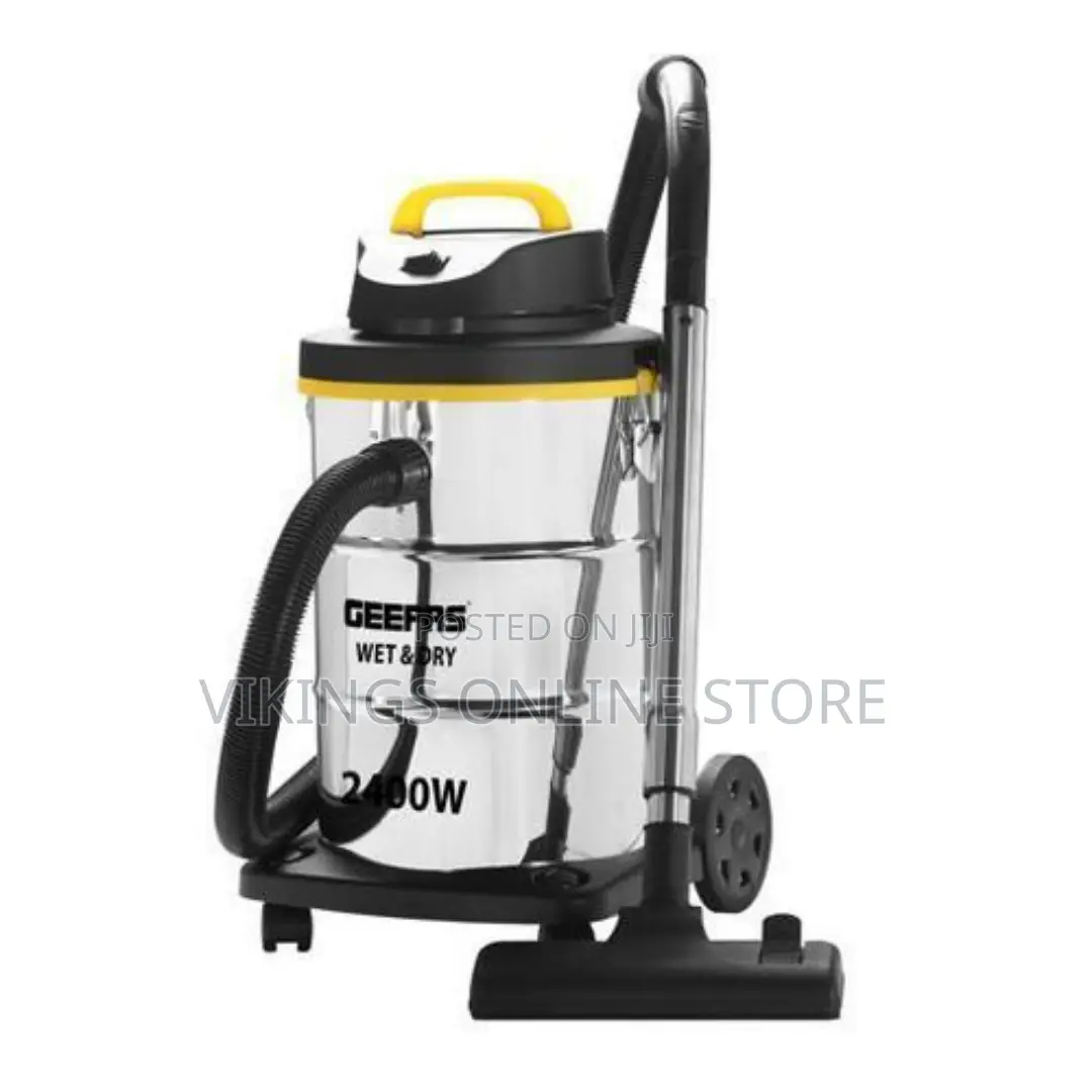 Geepas 2 in 1wet Dry Vacuum Cleaner - Silver