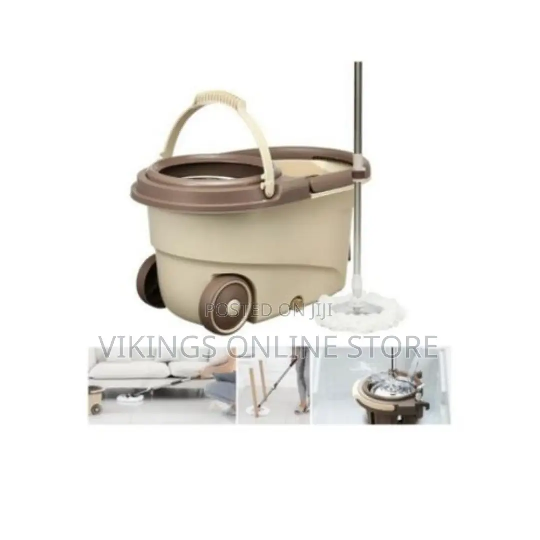360 Detachable Spin Mopper Set. Wheels Spin Mopper